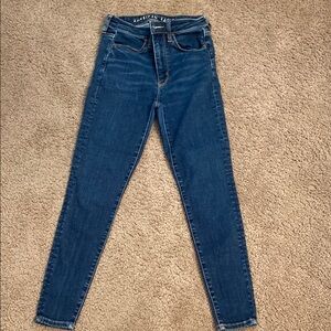 American Eagle Outfitters Blue Skinny Jeans Modern Fit